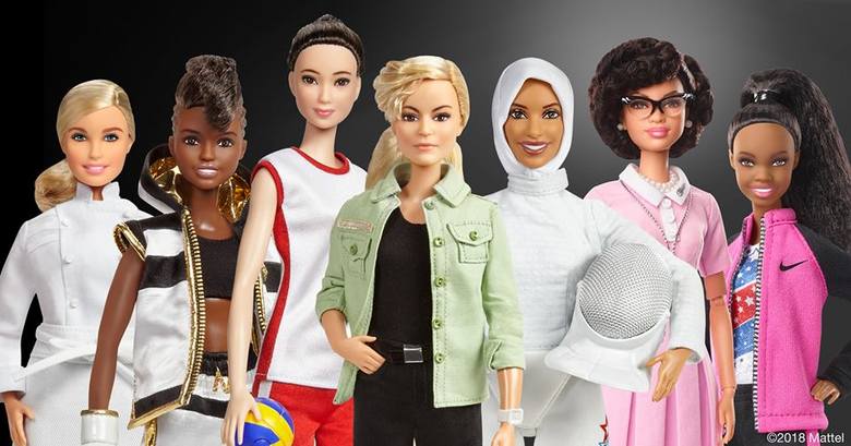 Le nuove Barbie ispirate alle grandi donne di ieri e di oggi